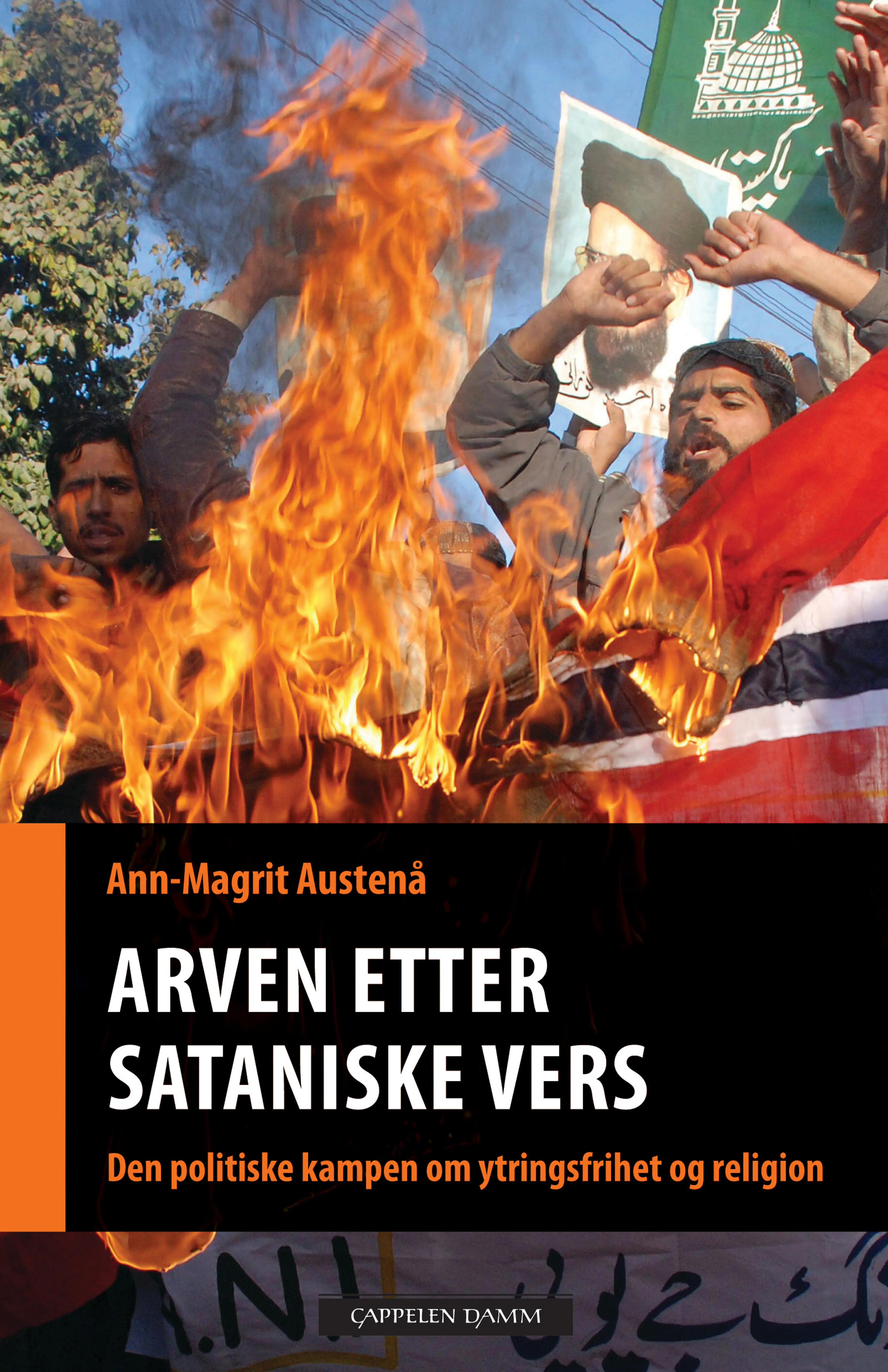 Omslag Arven etter Sataniske vers av Ann-Magrit Austenå (Innbundet)