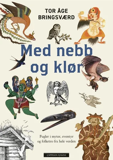 Omslag Med nebb og klør av Tor Åge Bringsværd (Innbundet)