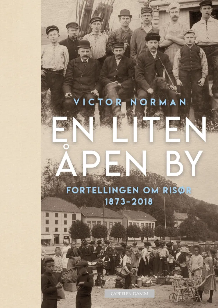 Omslag En liten åpen by av Victor Norman (Innbundet)