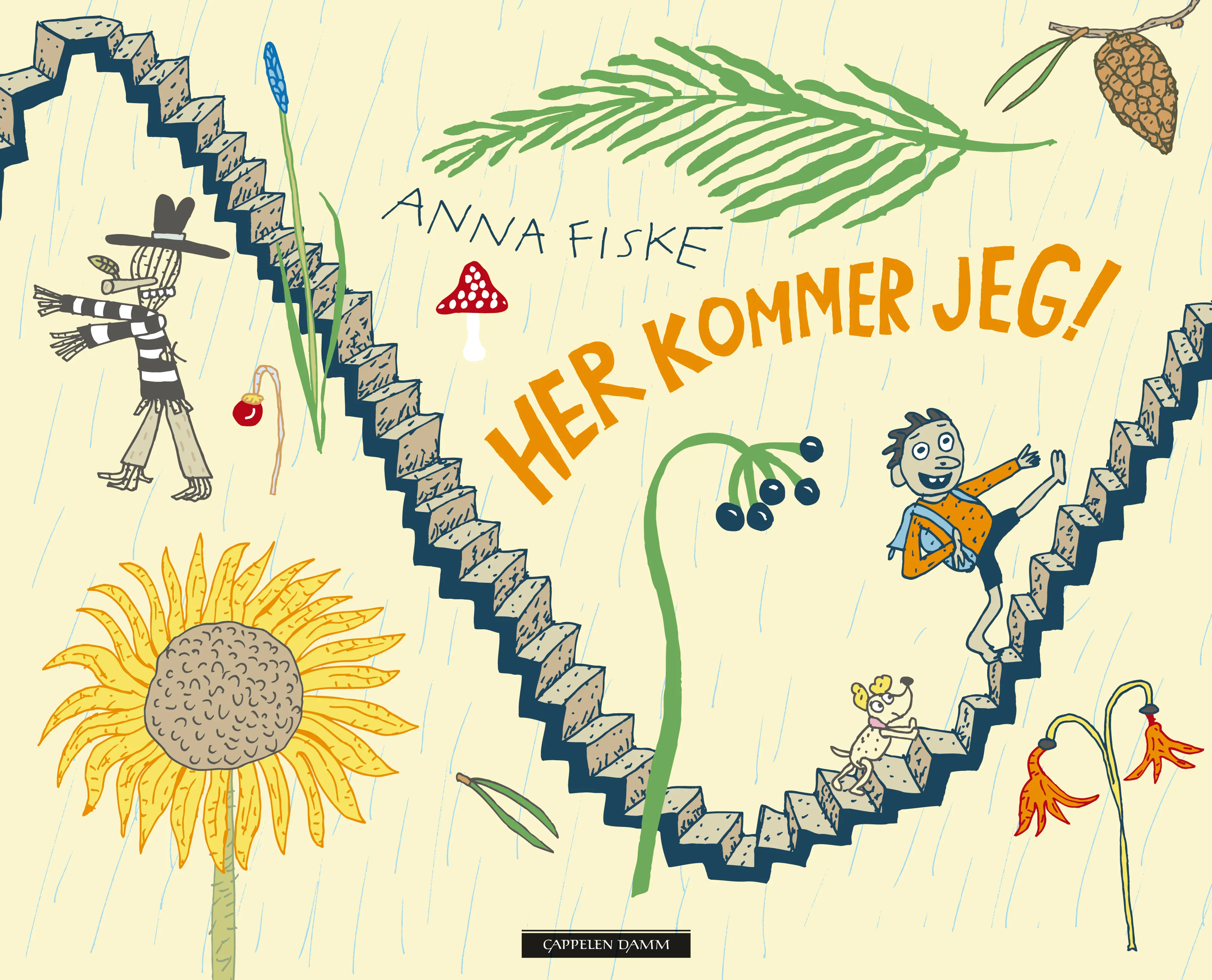 Omslag Her kommer jeg av Anna Fiske (Innbundet)