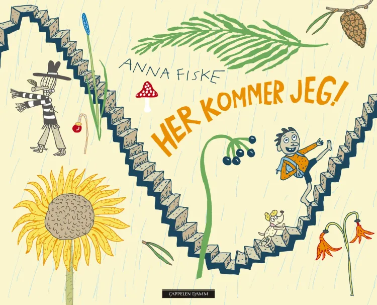 Omslag Her kommer jeg av Anna Fiske (Innbundet)