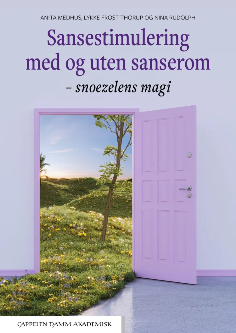 Omslag Sansestimulering med og uten sanserom av Anita Medhus, Lykke Frost Thorup og Nina Sophie Rudolph (Heftet)