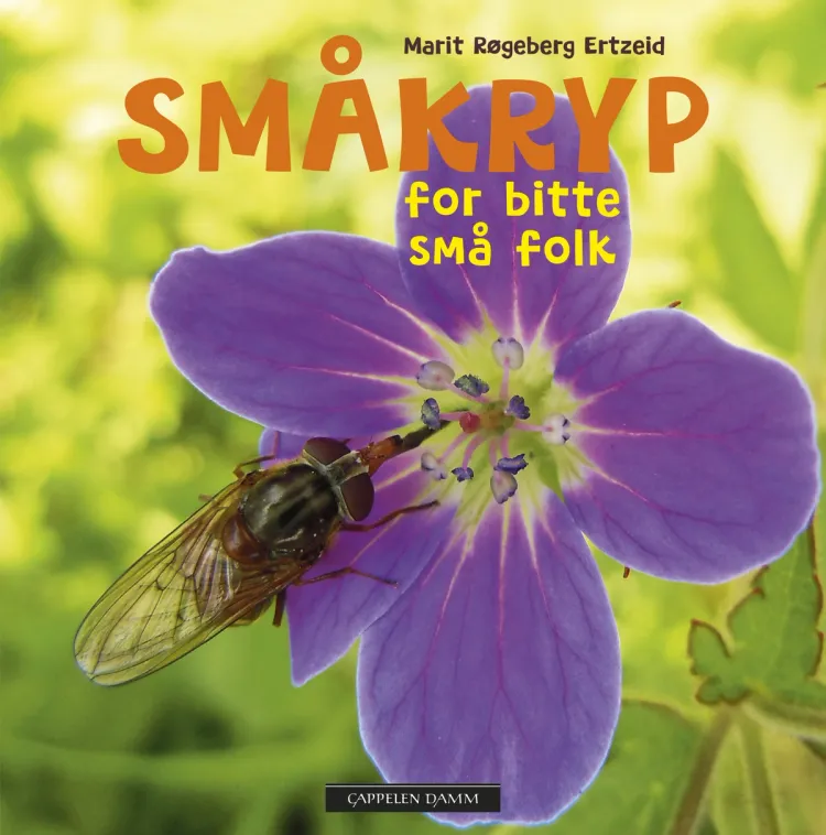 Omslag Småkryp for bitte små folk av Marit Røgeberg Ertzeid (Innbundet)