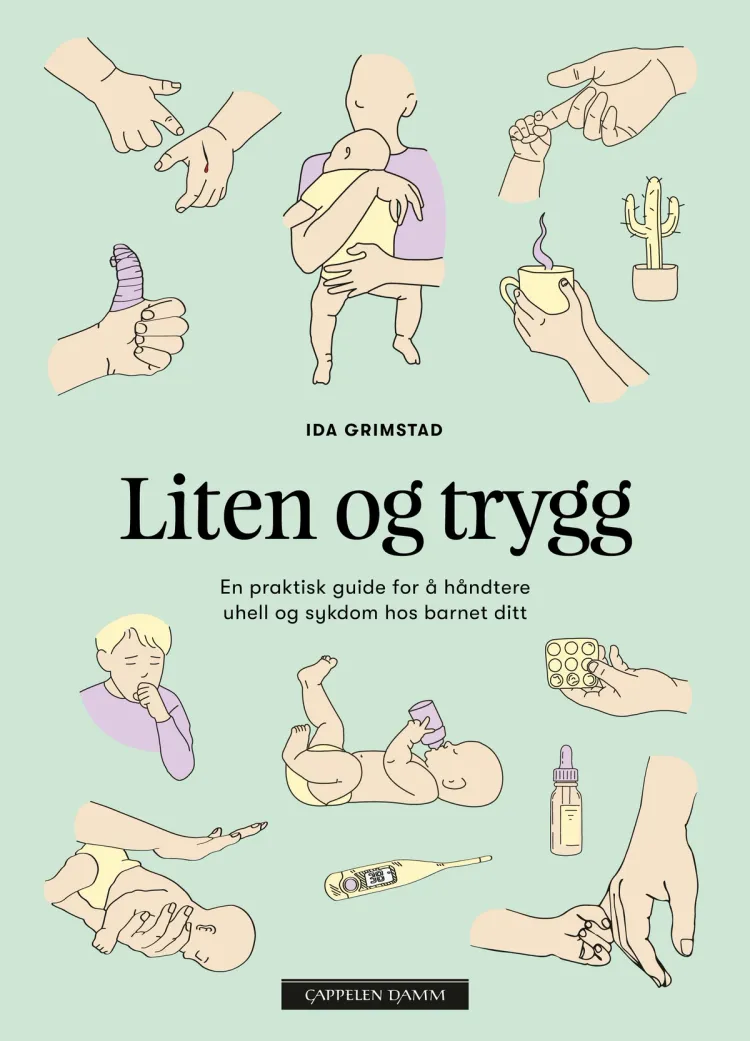 Omslag Liten og trygg av Ida Grimstad (Innbundet)