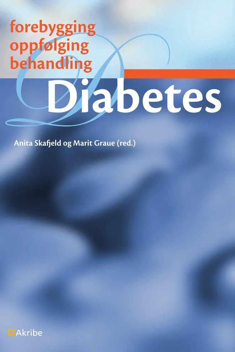 Omslag Diabetes av Anita Skafjeld og Marit Graue (red.) (Heftet)