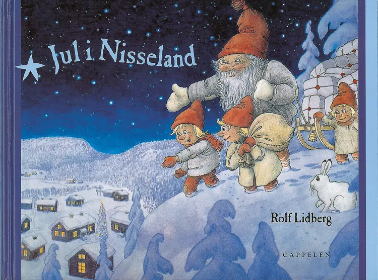 Omslag Jul i Nisseland av Rolf Lidberg og Jan Lööf (Innbundet)