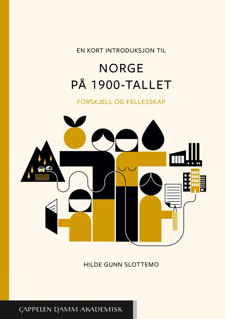 Omslag En kort introduksjon til Norge på 1900-tallet av Hilde Gunn Slottemo (Heftet)
