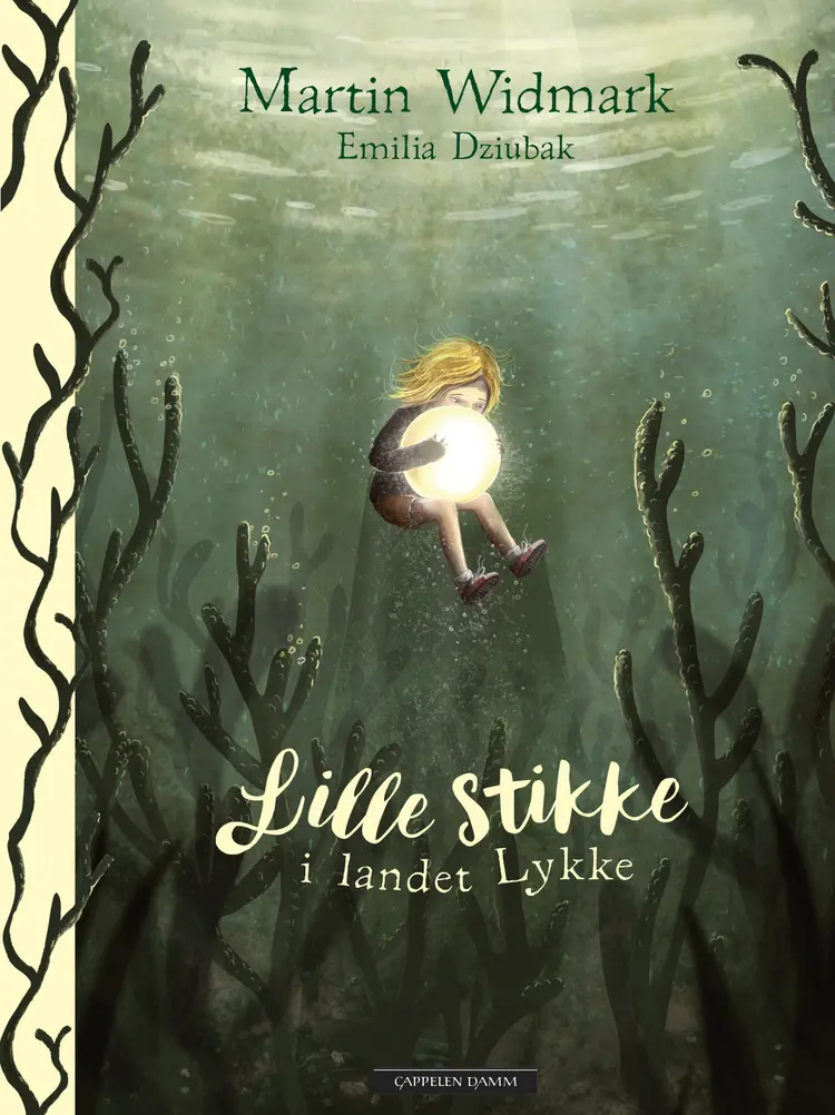 Omslag Lille Stikke i landet Lykke av Martin Widmark (Innbundet)