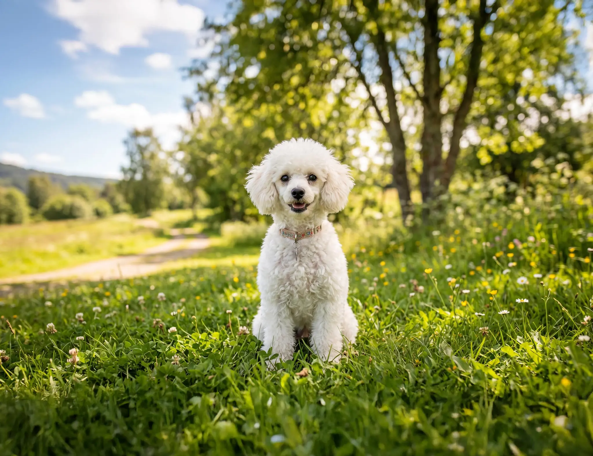 Hvit puddel