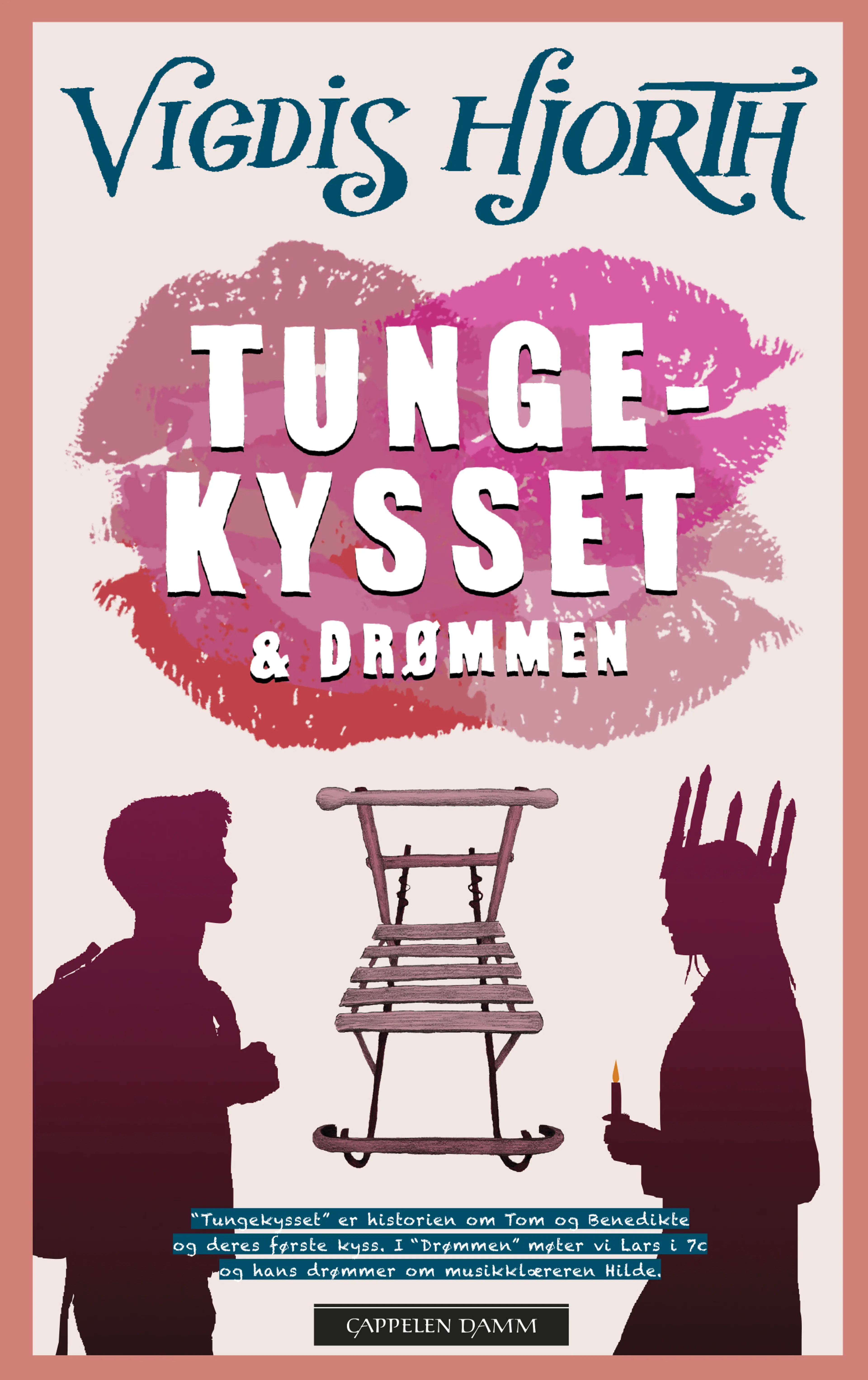 Omslag Tungekysset og drømmen / På hjørnet om kvelden av Vigdis Hjorth (Ebok)