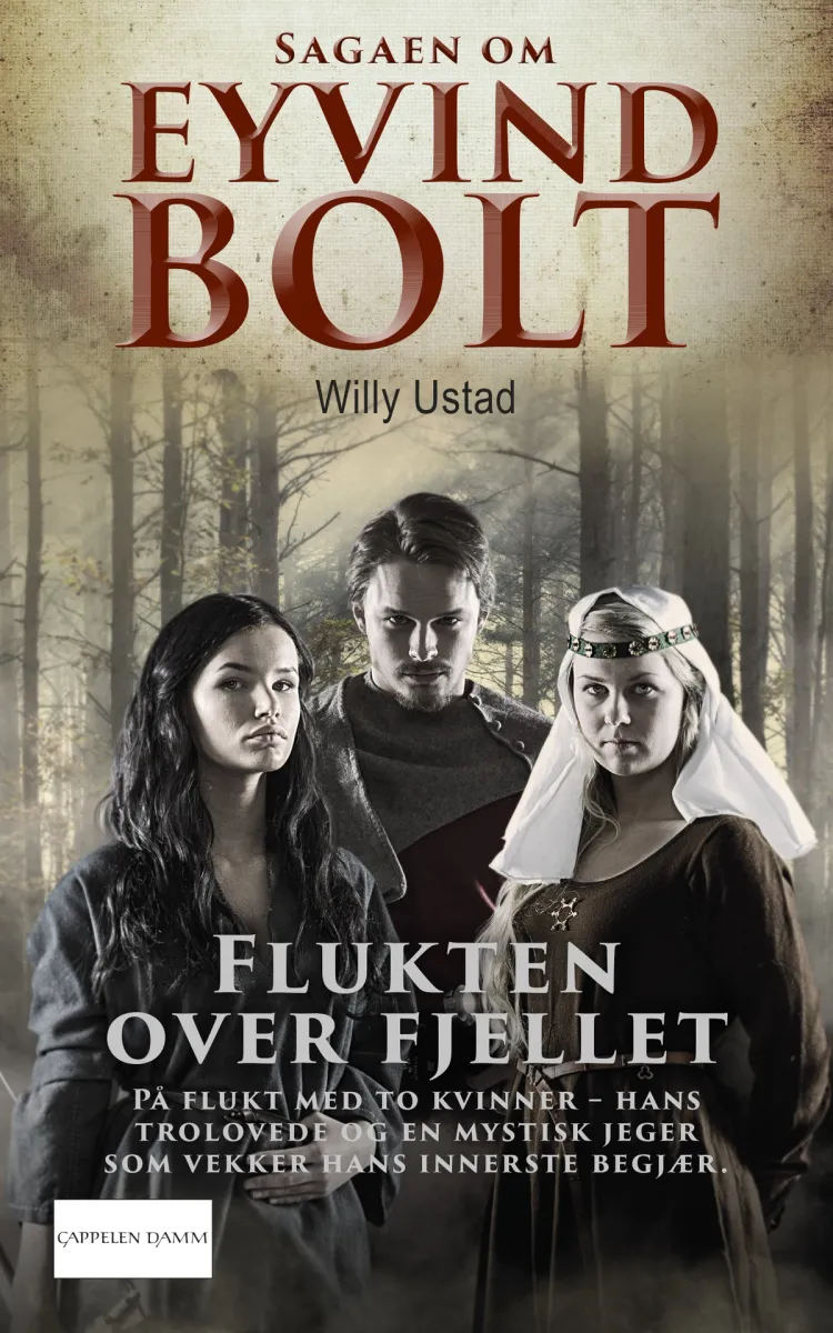 Omslag Flukten over fjellet av Willy Ustad (Ebok)