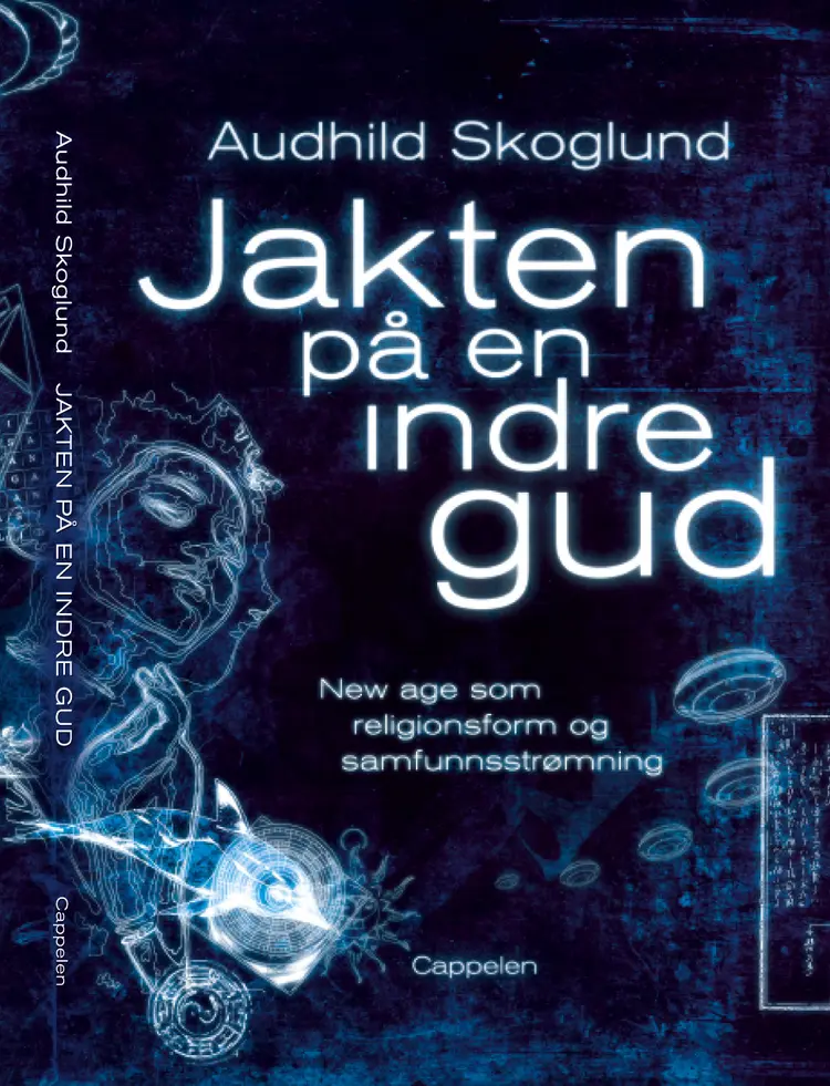 Omslag Jakten på en indre gud av Audhild Skoglund (Innbundet)