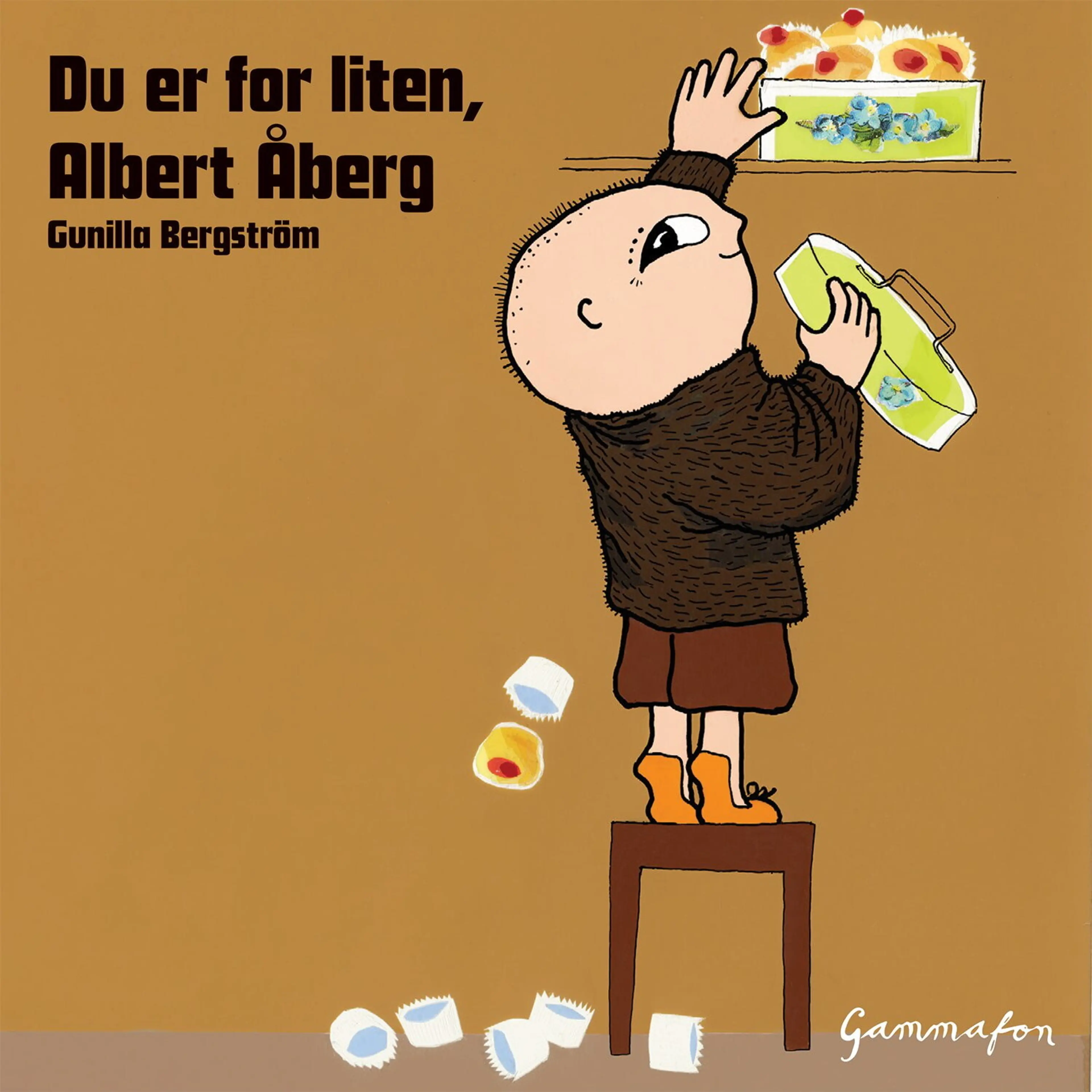 Omslag Du er for liten, Albert Åberg av Gunilla Bergström (Lydbok)