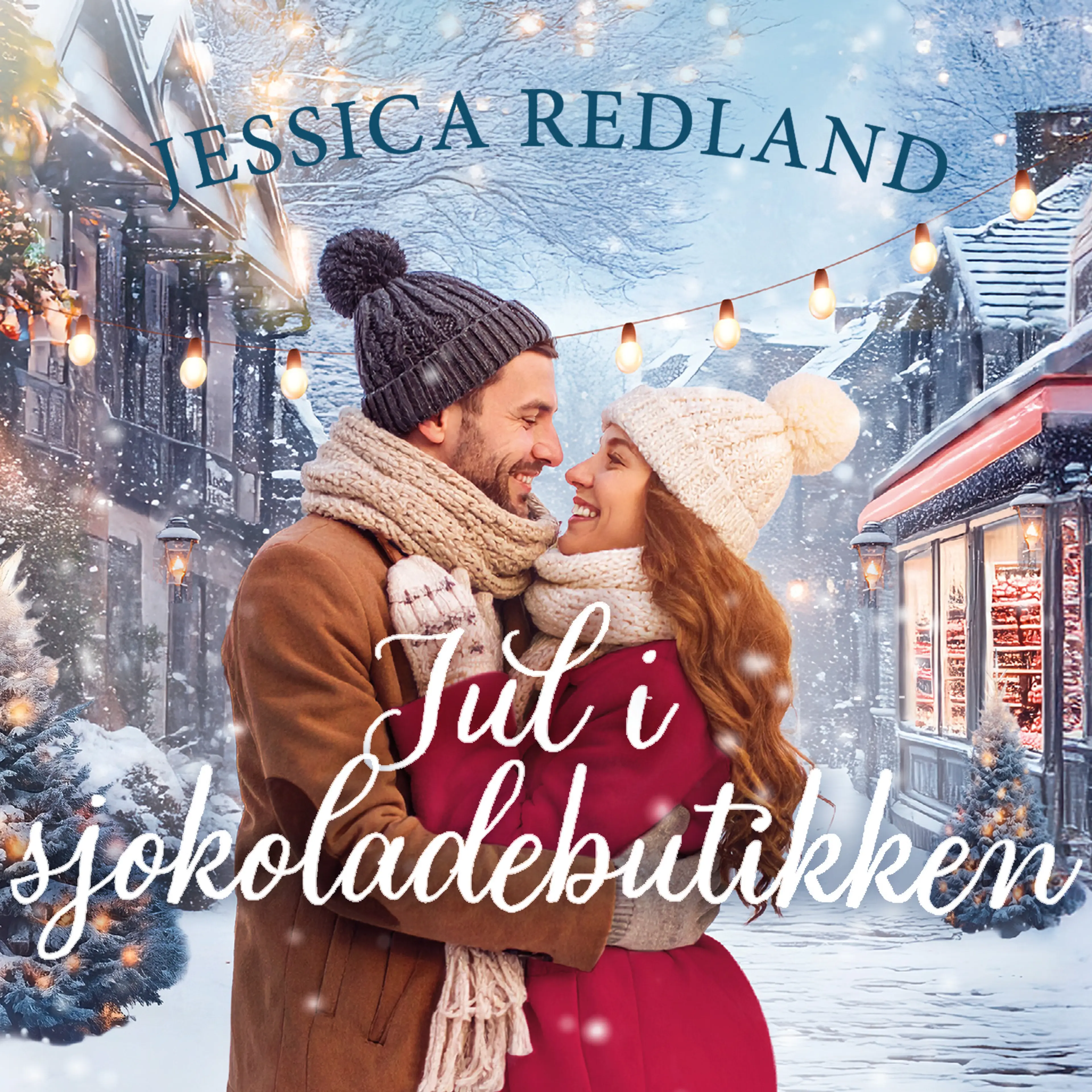 Omslag Jul i sjokoladebutikken av Jessica Redland (Lydbok)