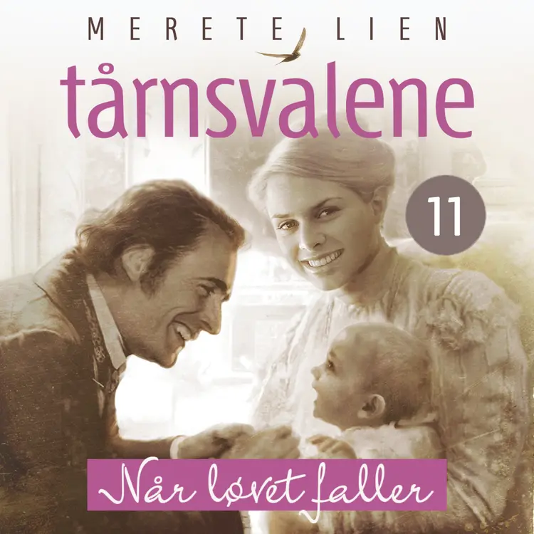 Omslag Når løvet faller av Merete Lien (Lydbok)