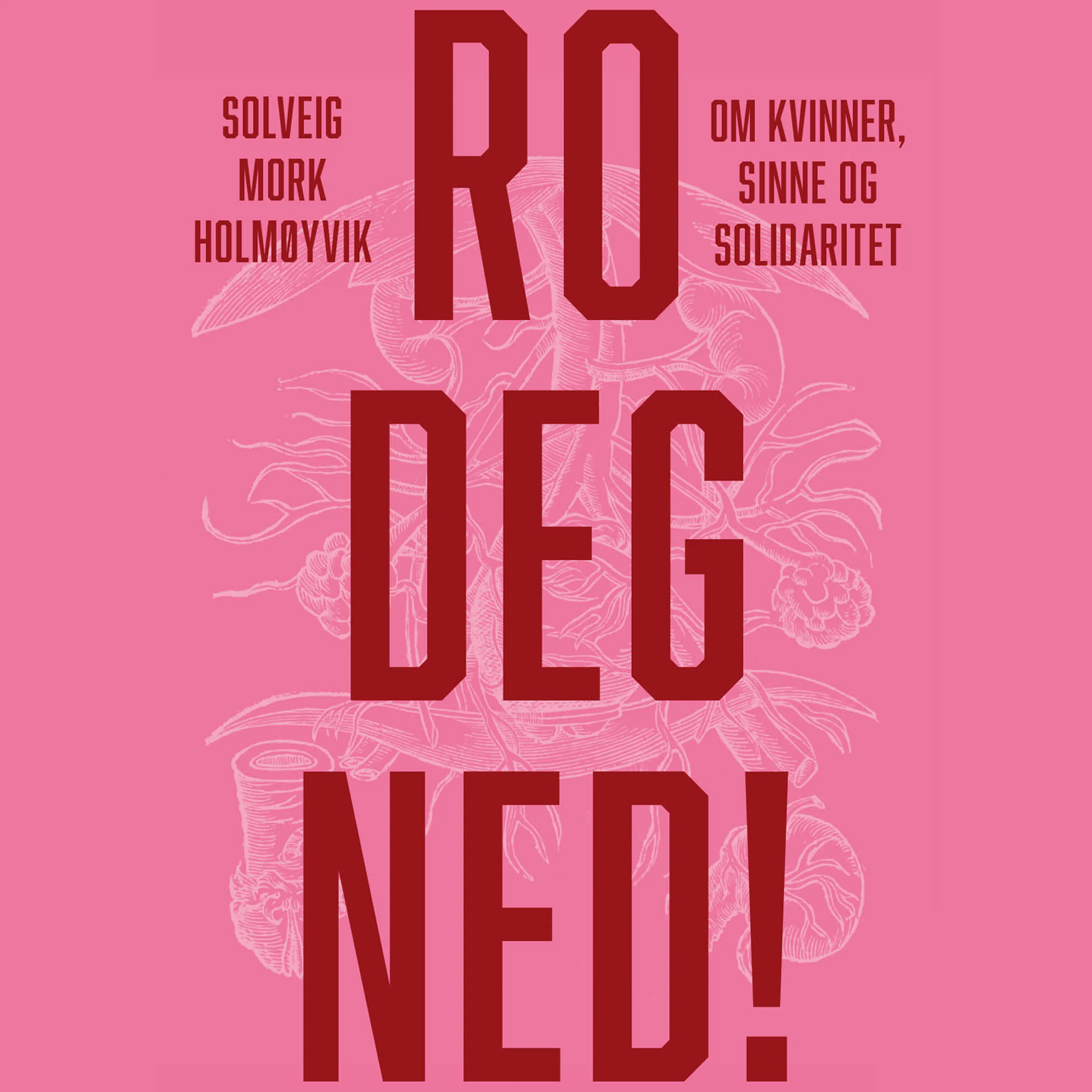 Omslag Ro deg ned! - Om kvinner, sinne og solidaritet av Solveig Mork Holmøyvik (Lydbok)