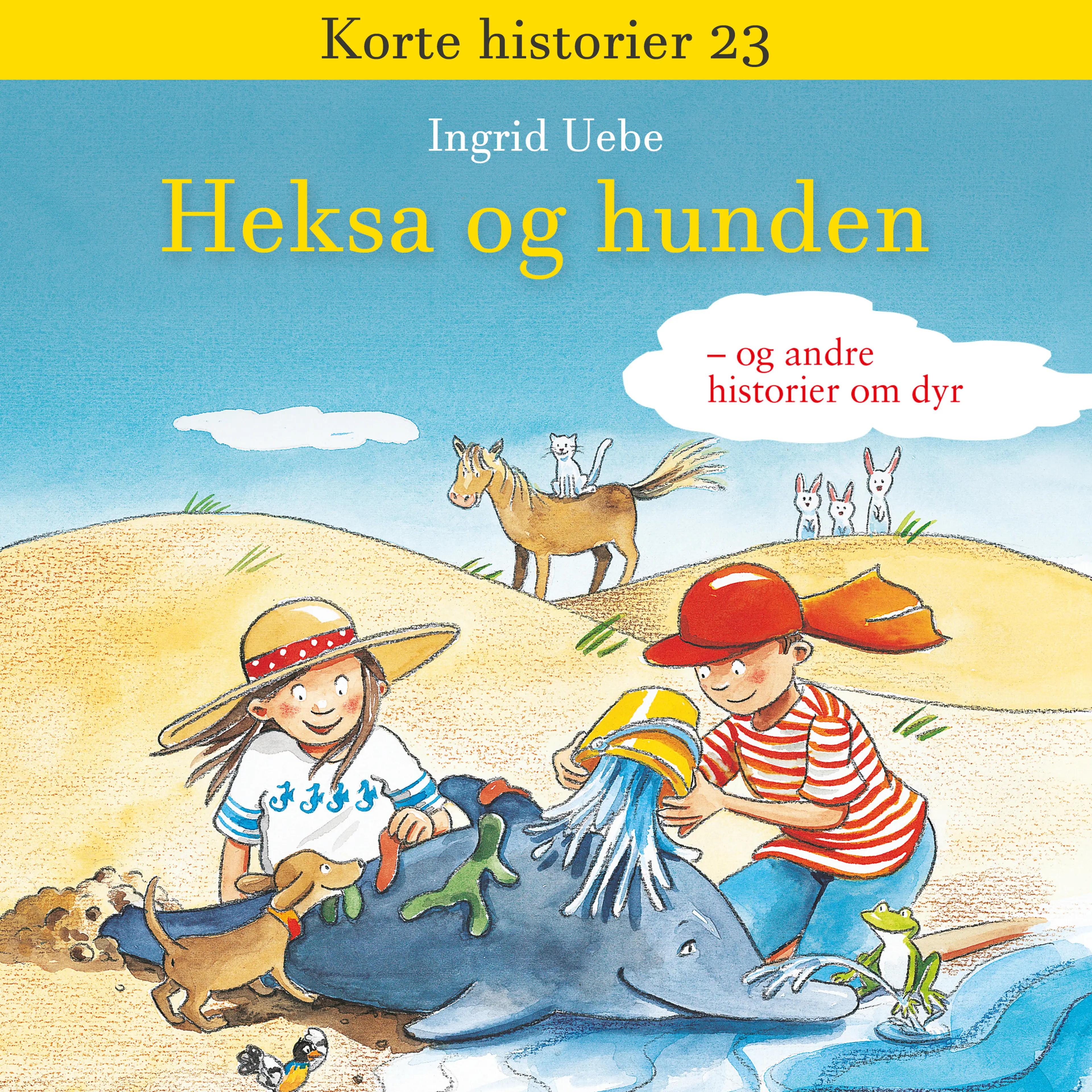 Omslag Heksa og hunden - og andre historier om dyr av Ingrid Uebe (Lydbok)