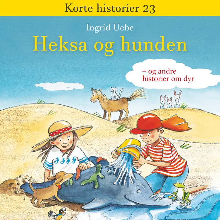 Omslag Heksa og hunden - og andre historier om dyr av Ingrid Uebe (Nedlastbar lydbok)
