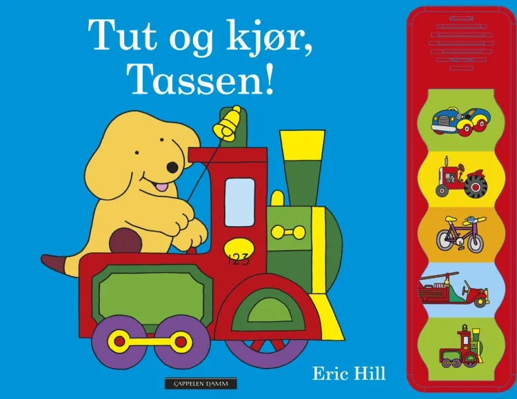 Omslag Tut og kjør, Tassen! av Eric Hill (Innbundet)