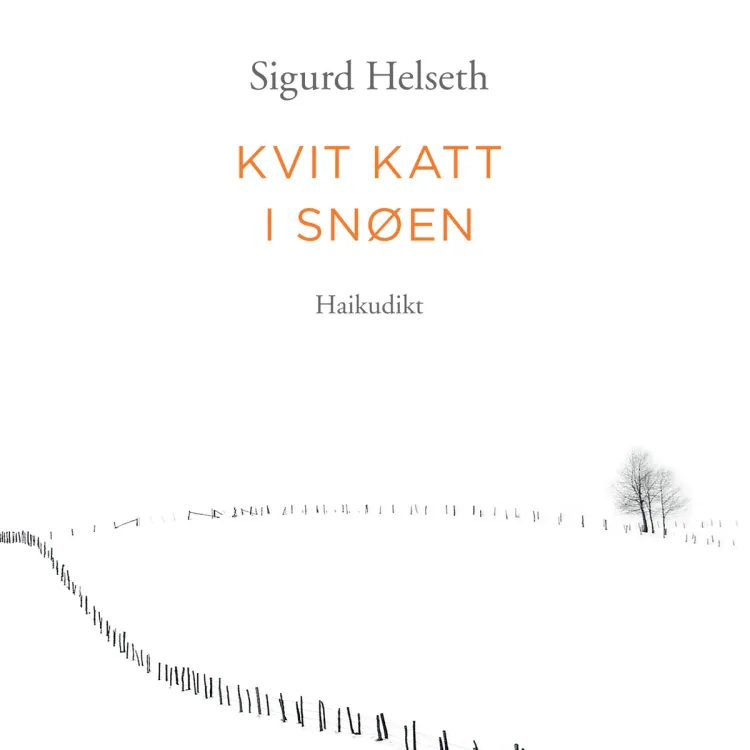 Omslag Kvit katt i snøen - Haikudikt av Sigurd Helseth (Lydbok)