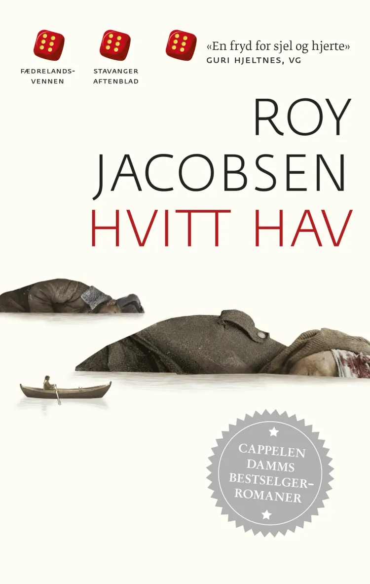 Omslag Hvitt hav av Roy Jacobsen (Heftet)