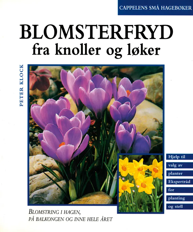 Omslag Blomsterfryd/Cappelens små hagebøker av Peter Klock (Heftet)