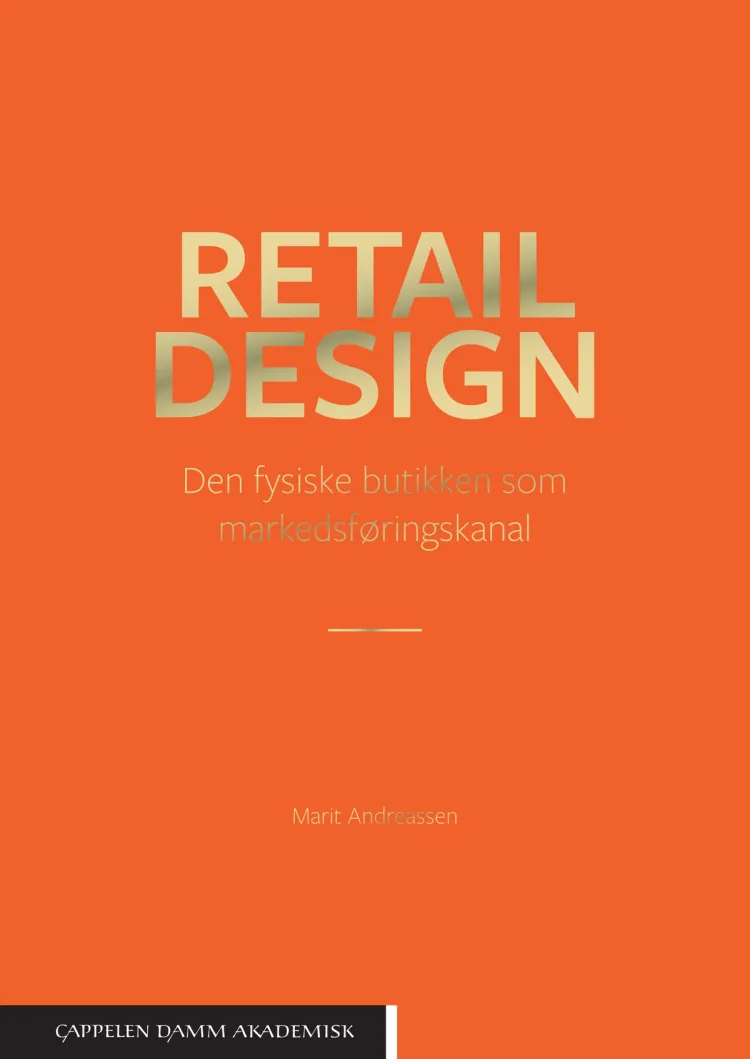 Omslag Retail design av Marit Andreassen (Heftet)