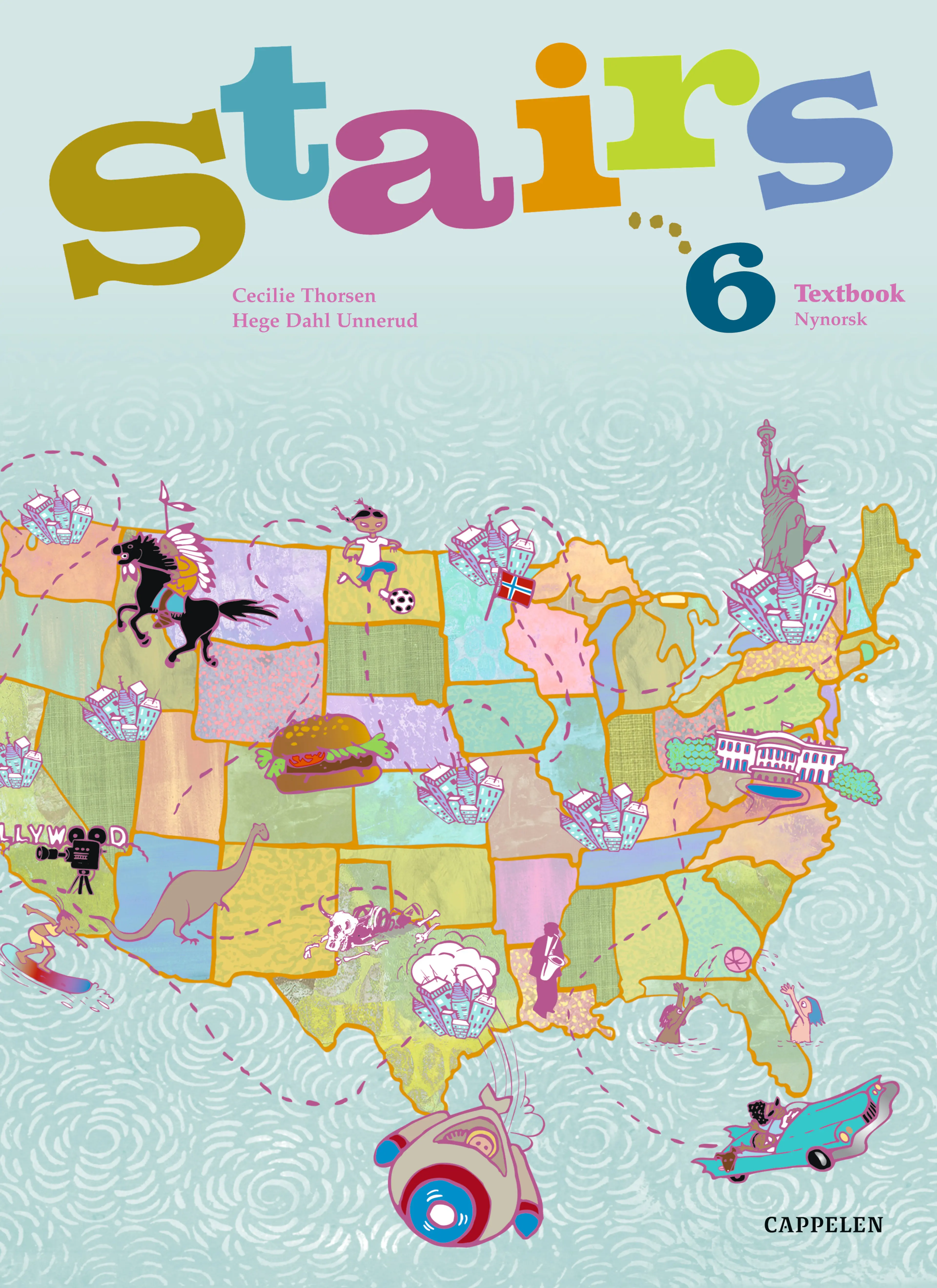 Omslag Stairs 6 Textbook av Cecilie Thorsen og Hege Dahl Unnerud (Innbundet)