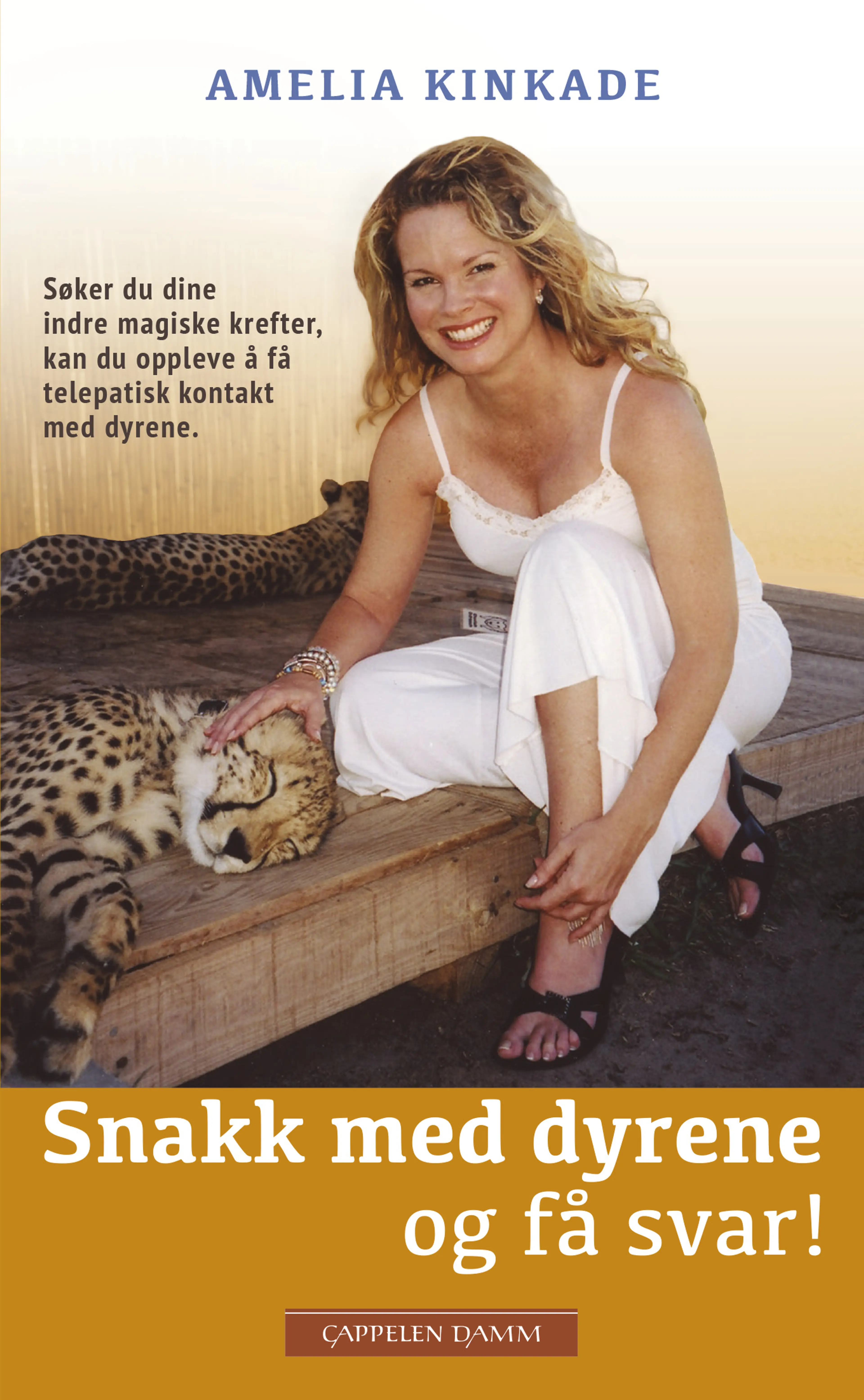 Omslag Snakk med dyrene og få svar! av Amelia Kinkade (Heftet)