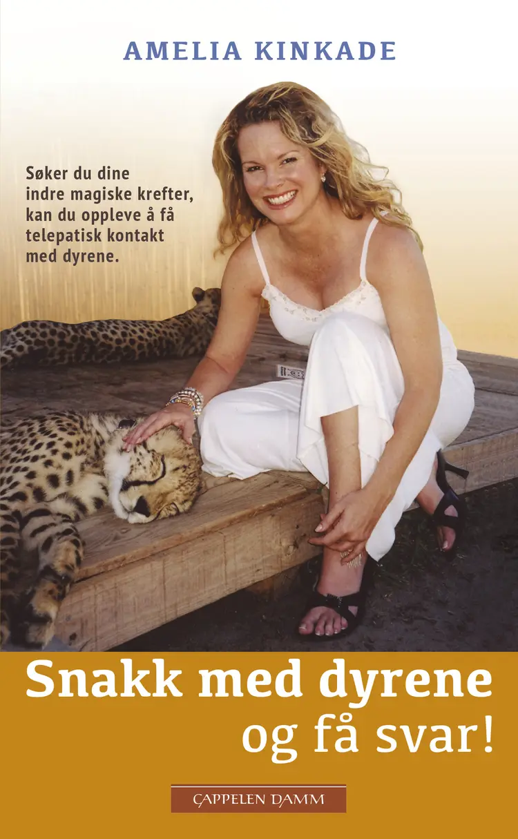 Omslag Snakk med dyrene og få svar! av Amelia Kinkade (Heftet)