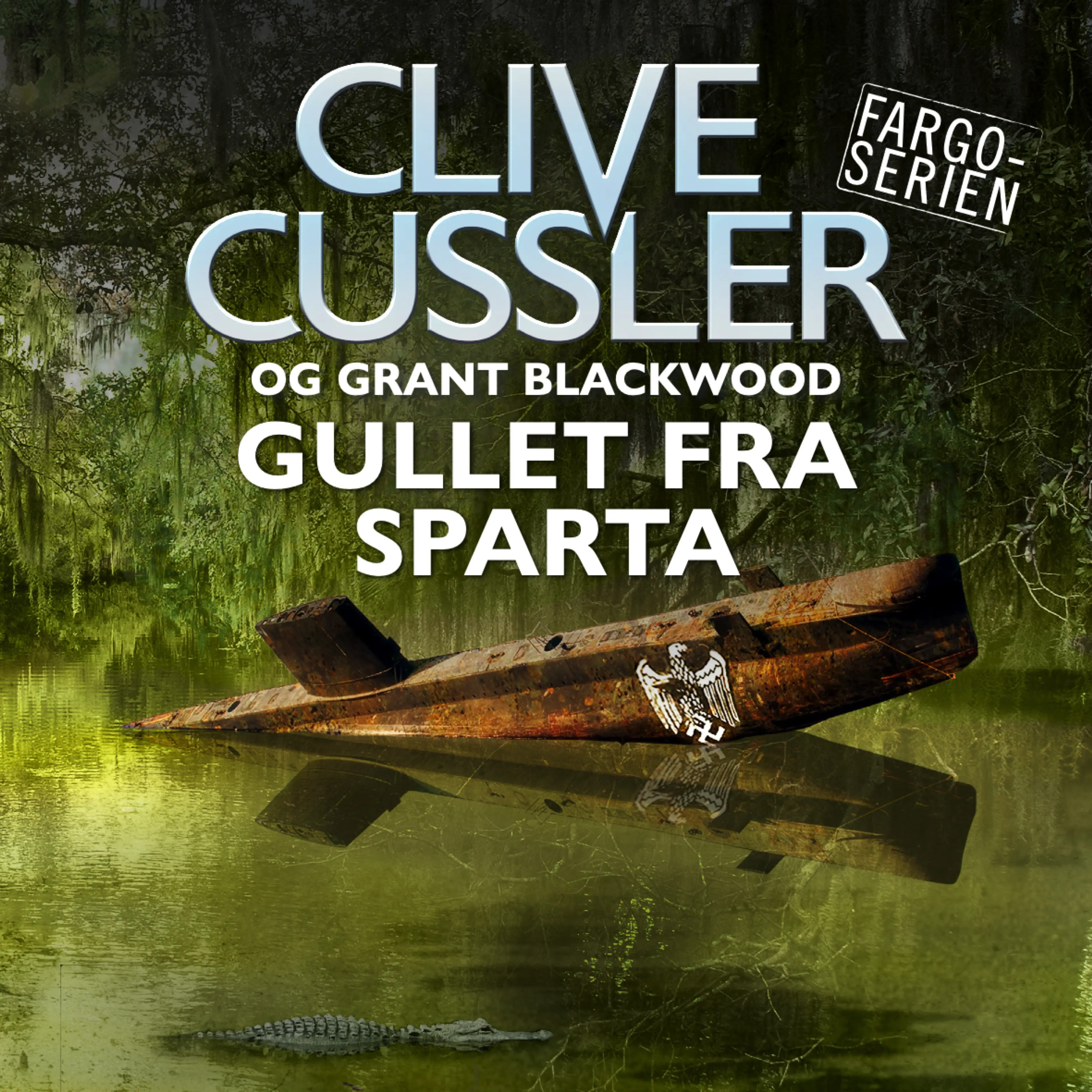 Omslag Gullet fra Sparta av Clive Cussler (Lydbok)
