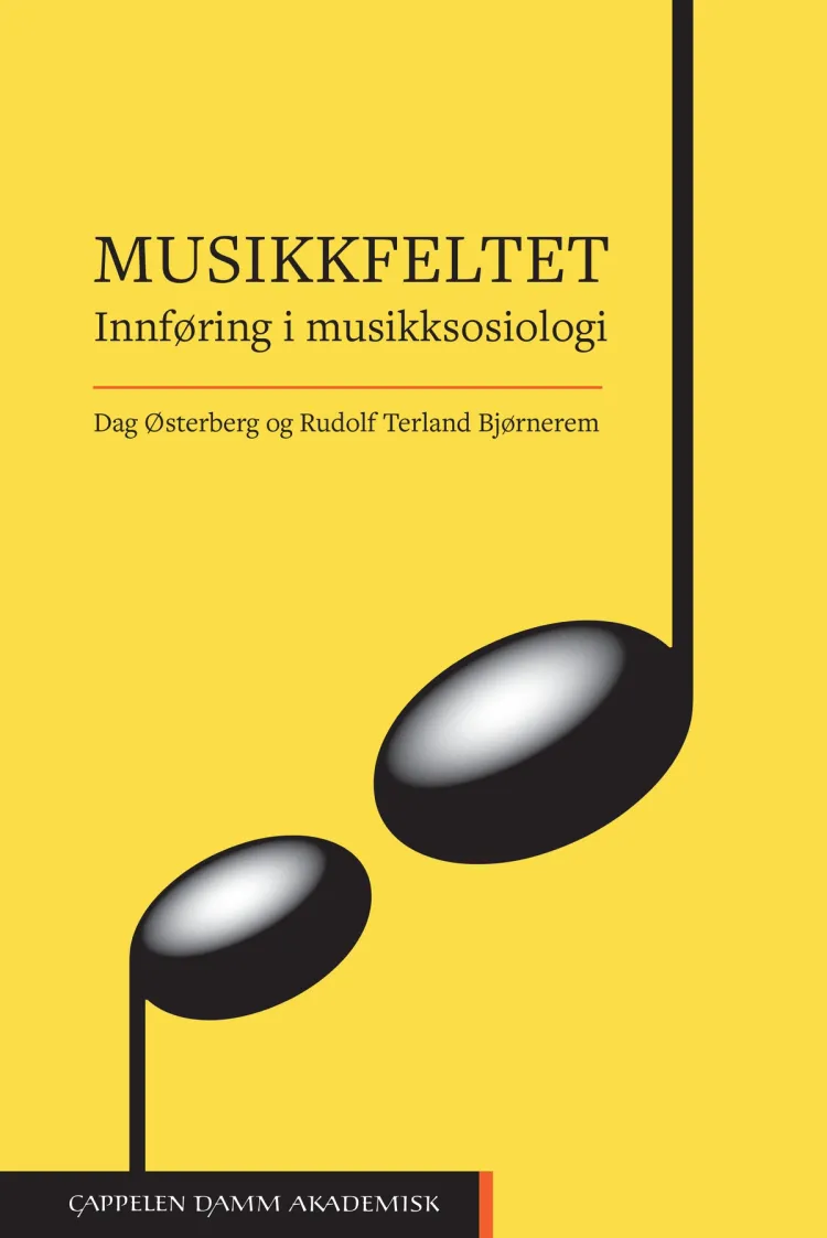 Omslag Musikkfeltet av Dag Østerberg og Rudolf Terland Bjørnerem (Heftet)