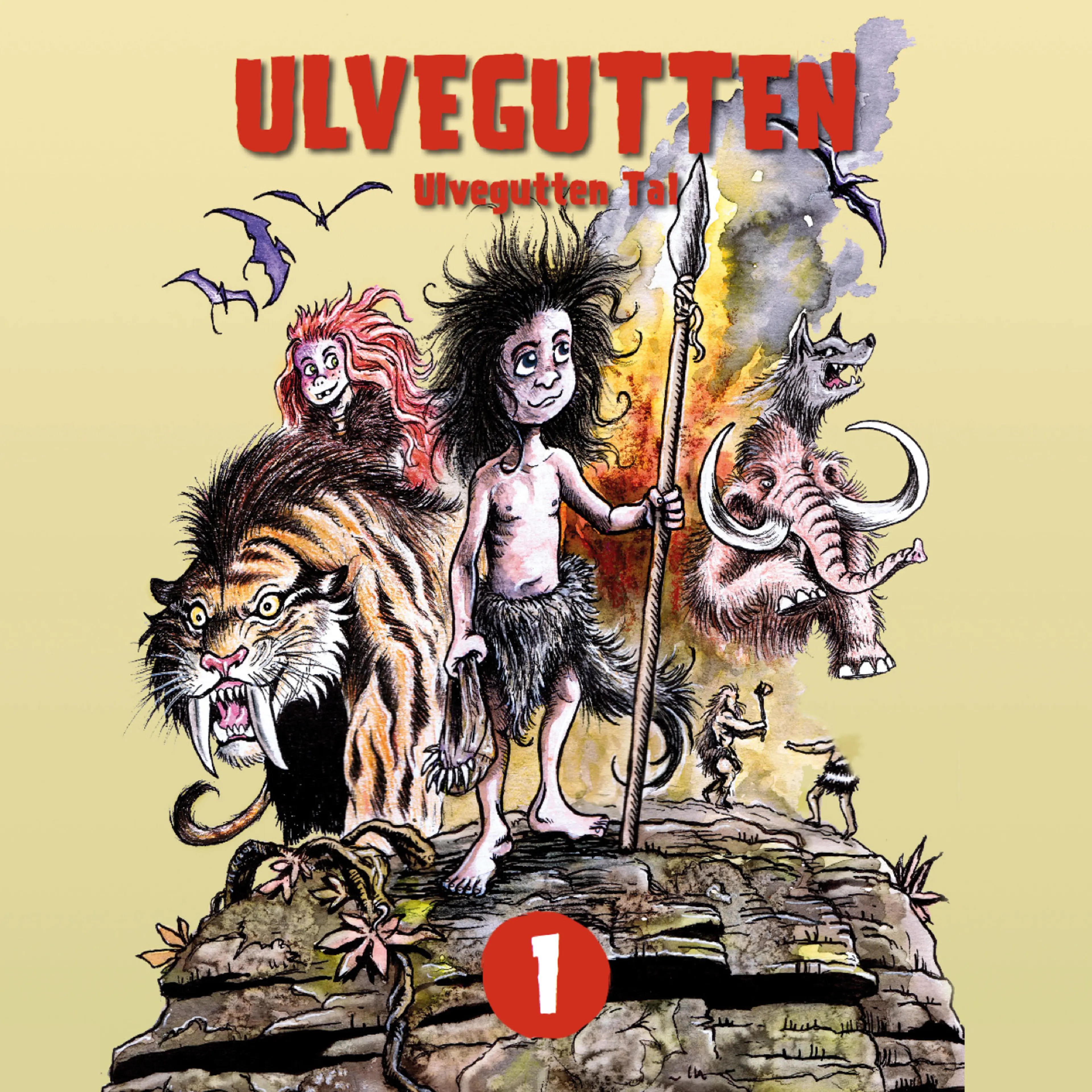 Omslag Ulvegutten av Tor Åge Bringsværd (Lydbok)