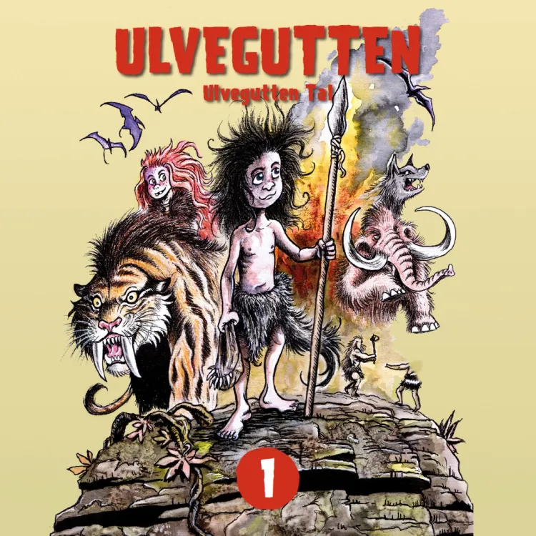 Omslag Ulvegutten av Tor Åge Bringsværd (Lydbok)