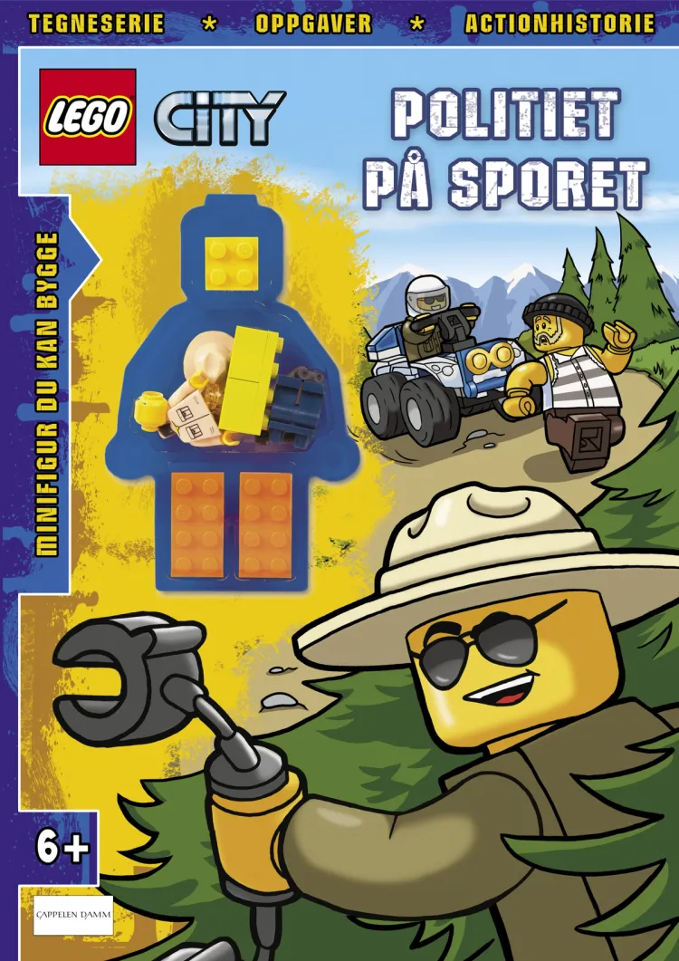 Omslag LEGO® City - Politiet på sporet (Heftet)