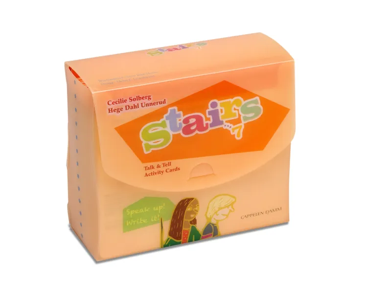 Omslag Stairs 7 Talk and Tell Activity cards av Hege Dahl Unnerud og Cecilie Solberg (Eske)