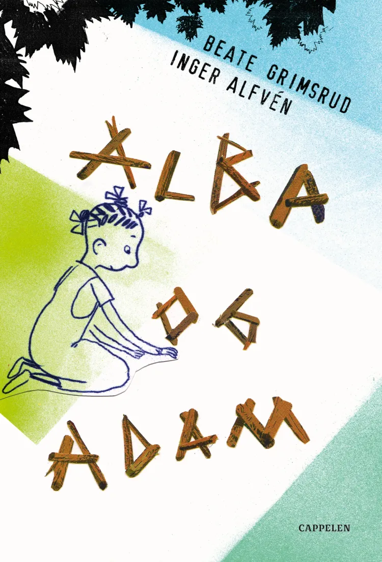 Omslag Alba og Adam av Beate Grimsrud og Inger Alfvén (Innbundet)