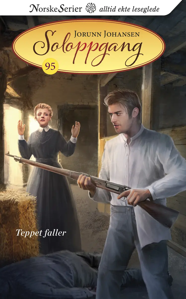 Omslag Teppet faller av Jorunn Johansen (Ebok)