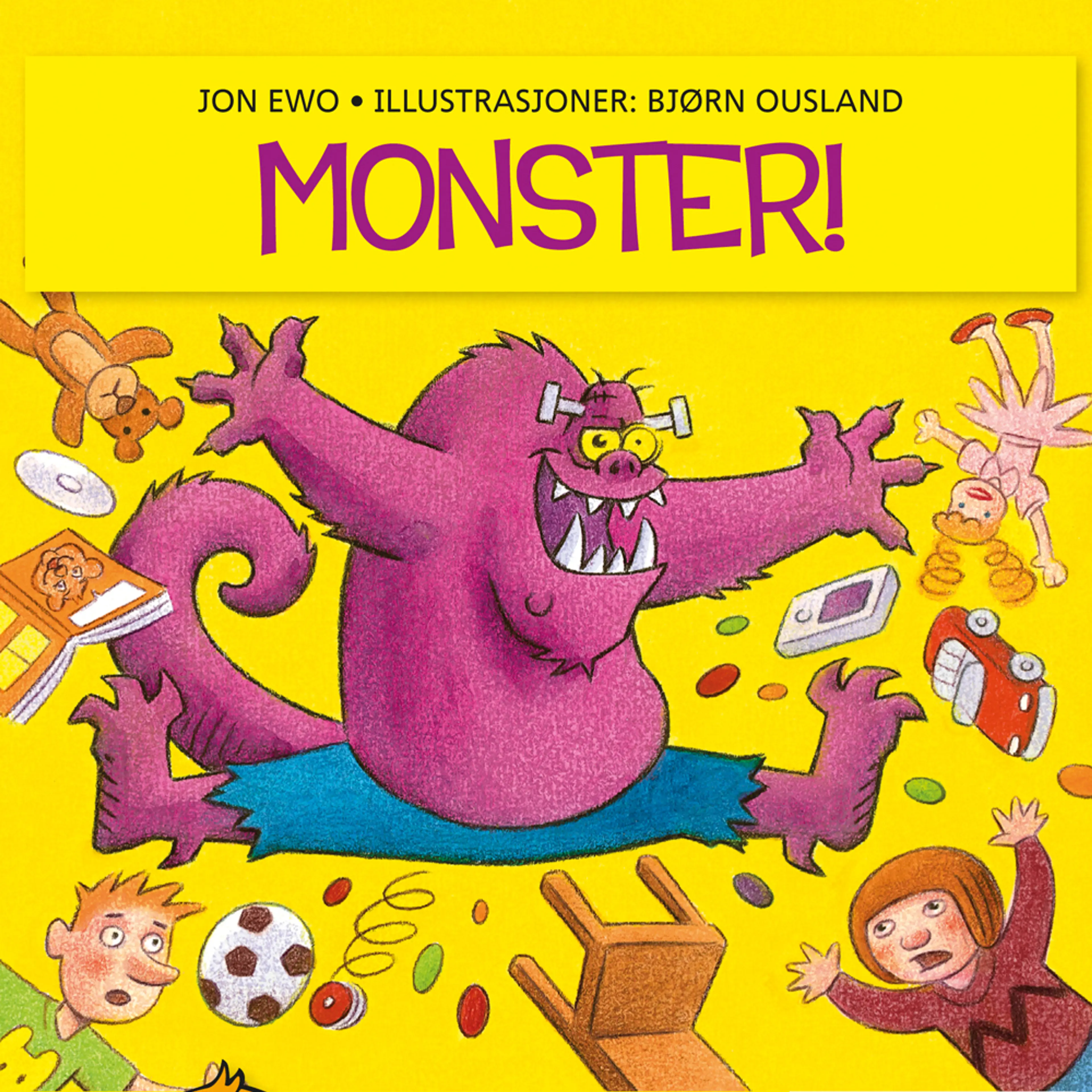 Omslag Monster! av Jon Ewo (Lydbok)