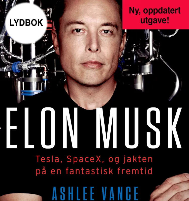 Omslag Elon Musk av Ashlee Vance (Lydbok)