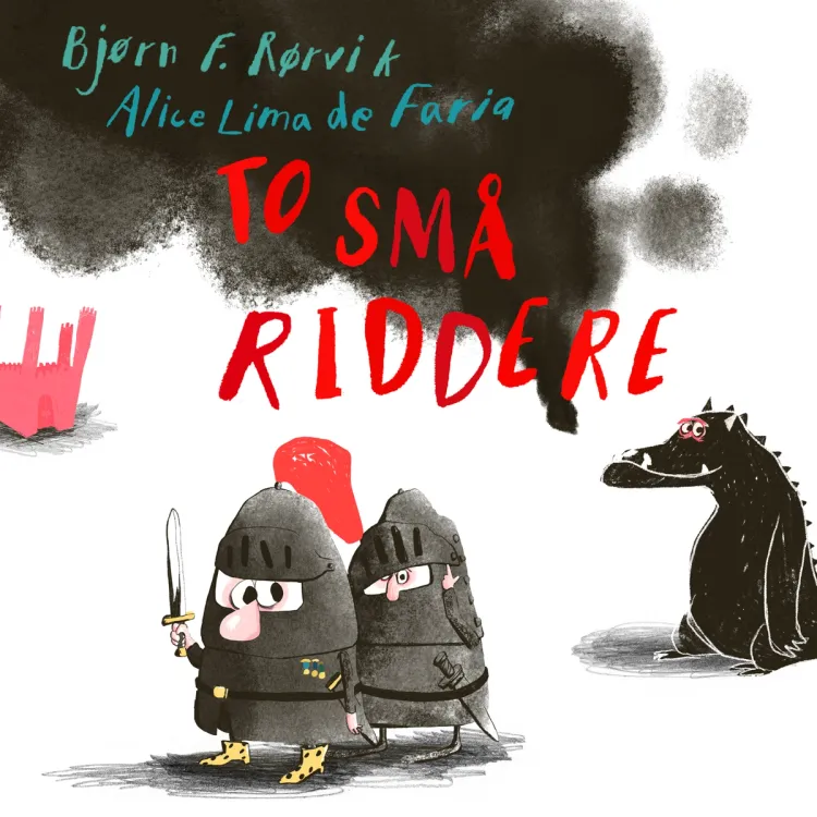 Omslag To små riddere av Bjørn F. Rørvik (Lydbok)