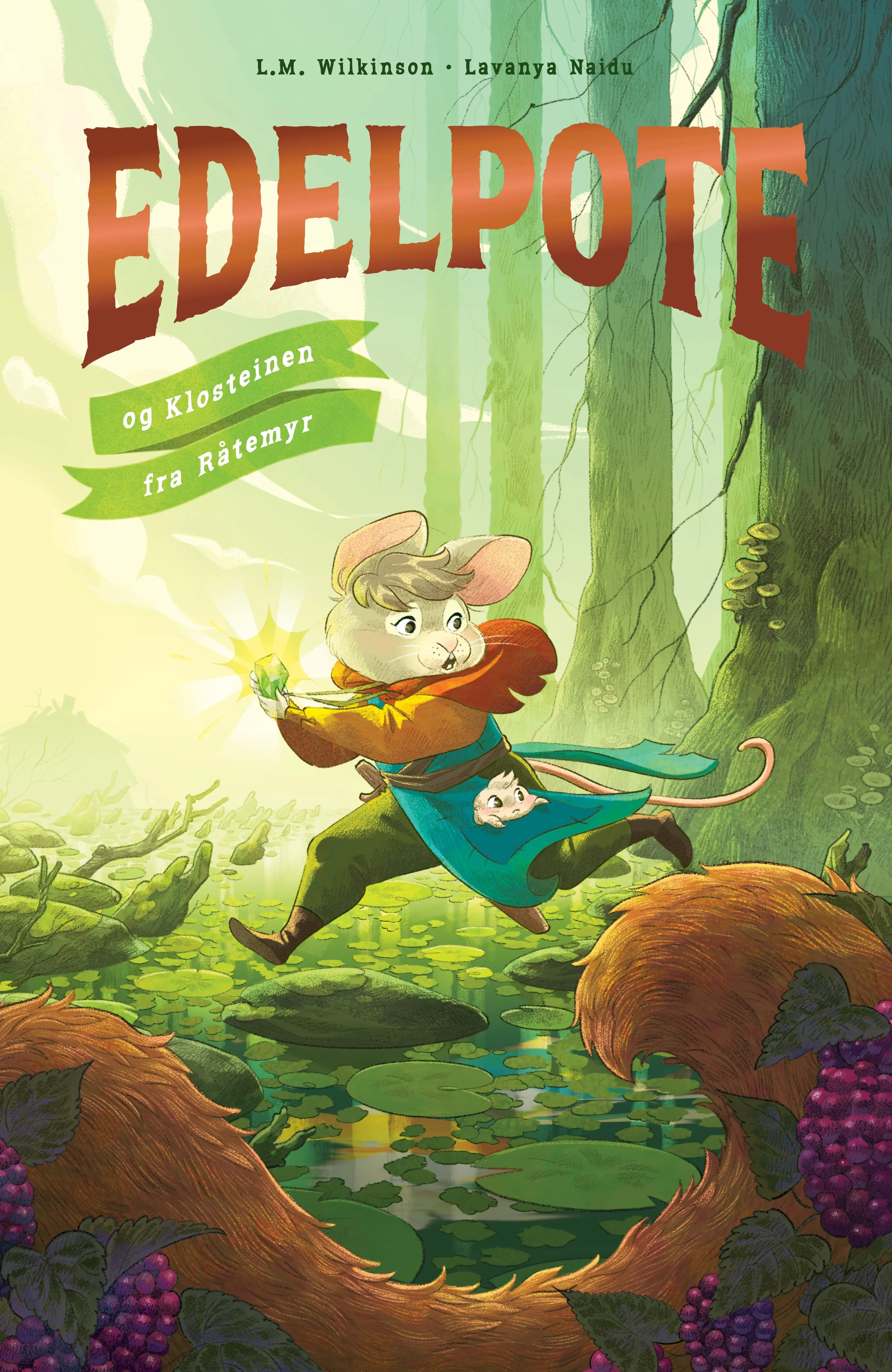 Omslag Edelpote og Klosteinen fra Råtemyr av L.M. Wilkinson (Innbundet)