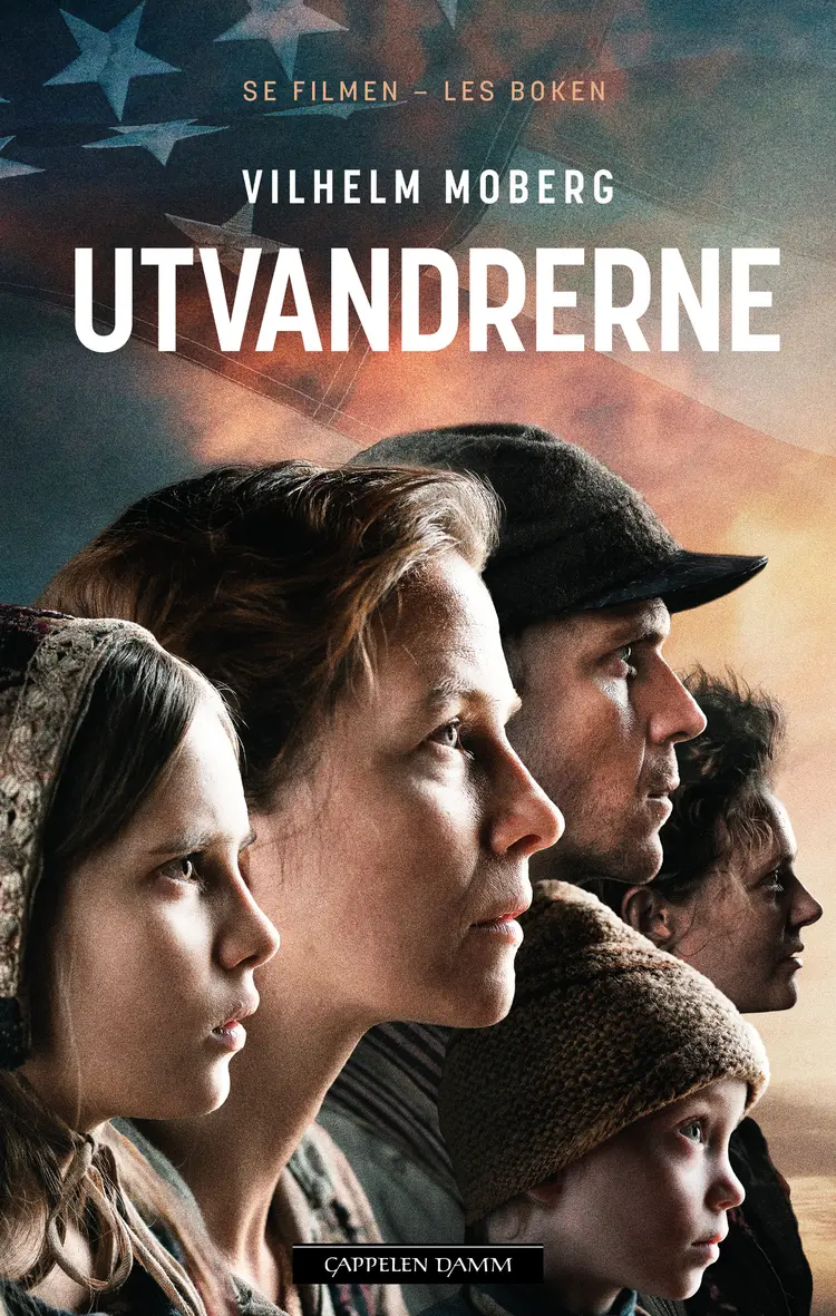 Omslag Utvandrerne av Vilhelm Moberg (Ebok)