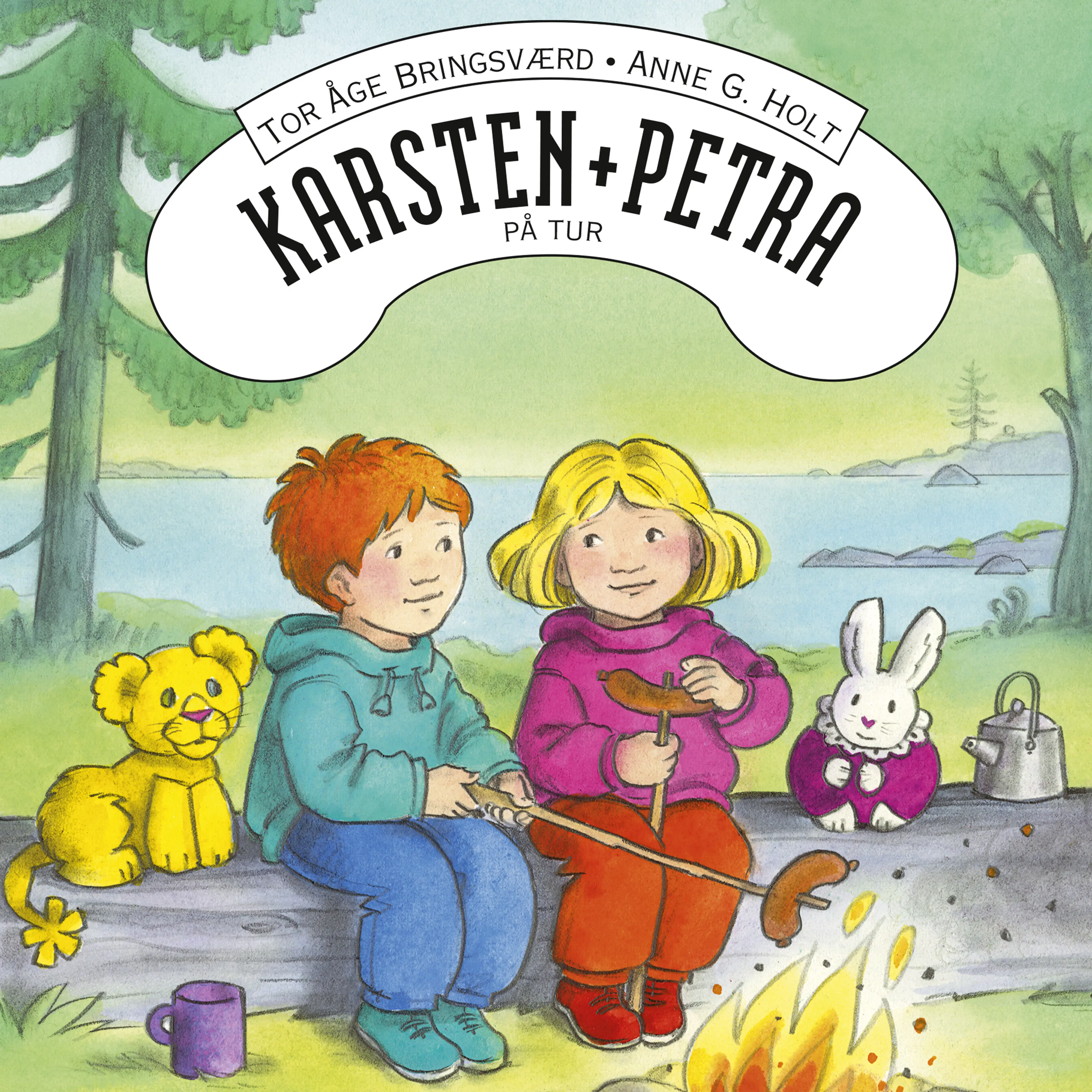 Omslag Karsten og Petra på tur av Tor Åge Bringsværd (Lydbok)