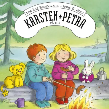 Omslag Karsten og Petra på tur av Tor Åge Bringsværd (Lydbok)