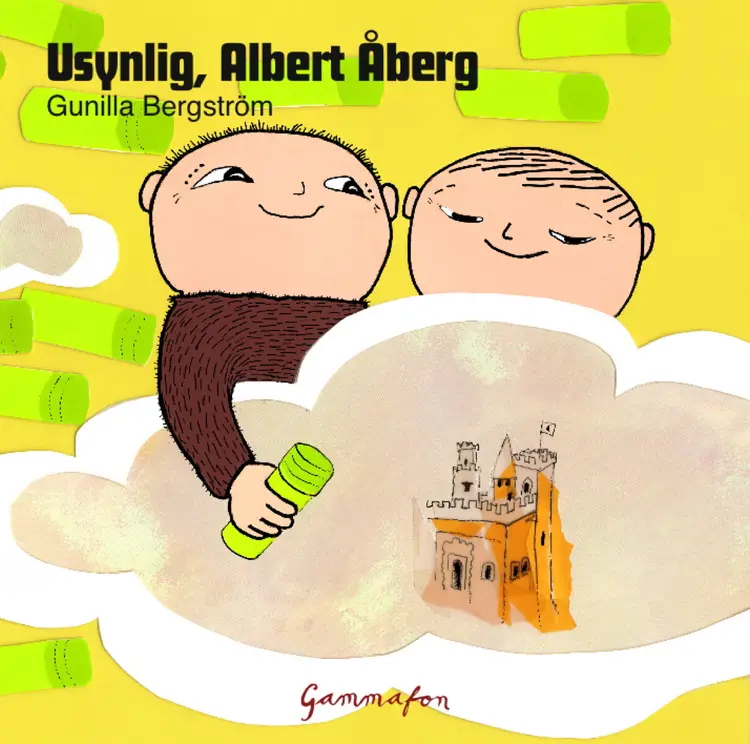Omslag Usynlig, Albert Åberg av Gunilla Bergström (Lydbok)