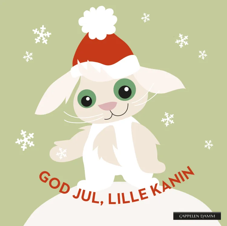 Omslag God jul, lille kanin! av Blafre (Innbundet)