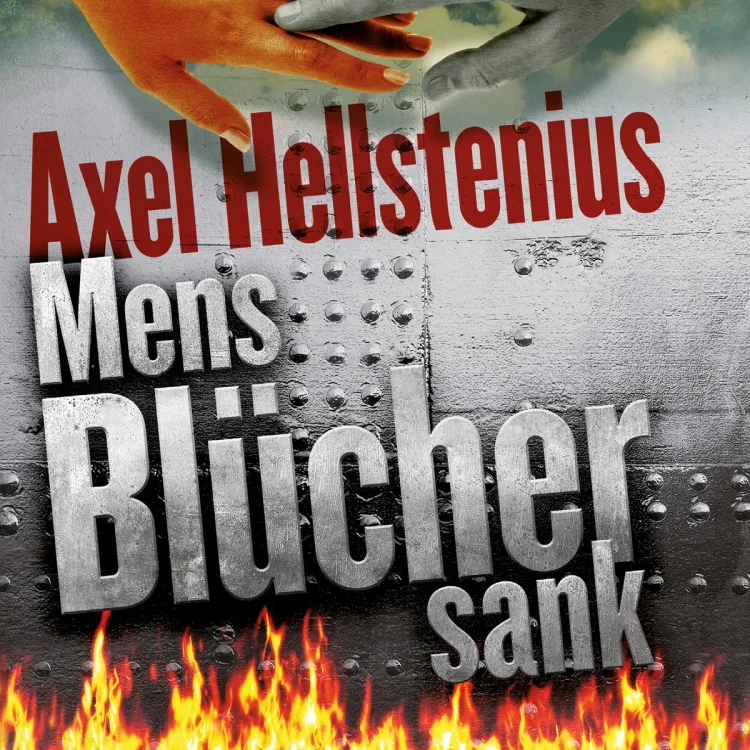 Omslag Mens Blücher sank av Axel Hellstenius (Lydbok)