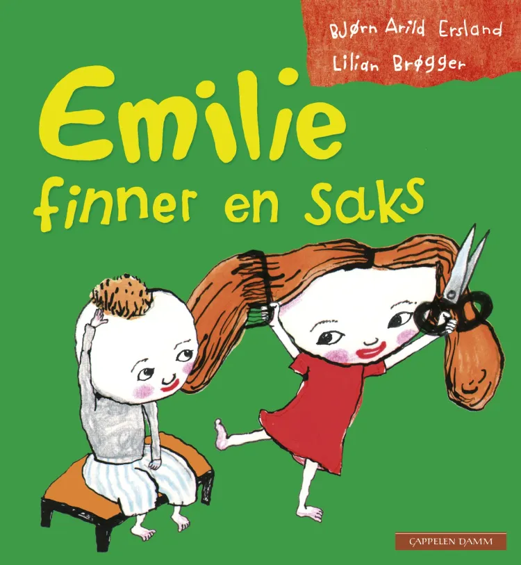 Omslag Emilie finner en saks av Bjørn Arild Ersland og Lilian Brøgger (Innbundet)