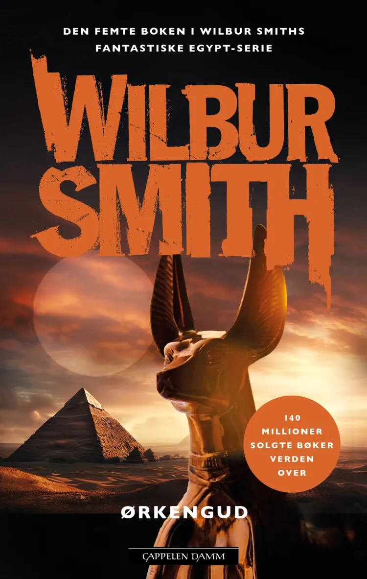 Omslag Ørkengud av Wilbur Smith (Heftet)